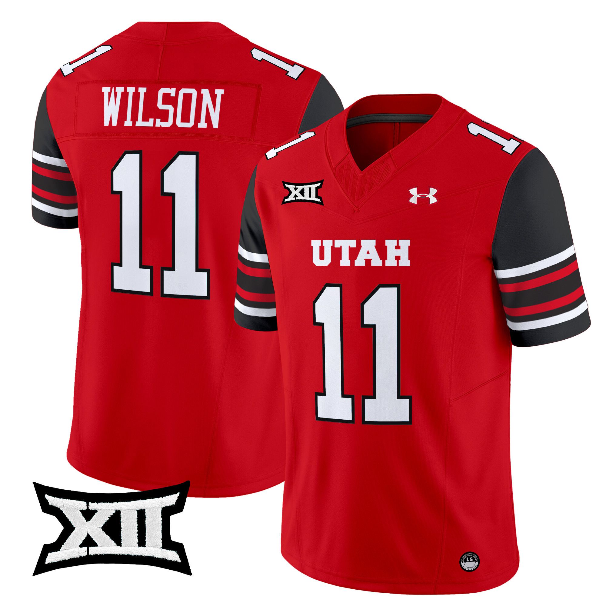 Men Utah Utes #11 Wilson Red 2024 Vapor Limited NCAA Jersey->more ncaa teams->NCAA Jersey